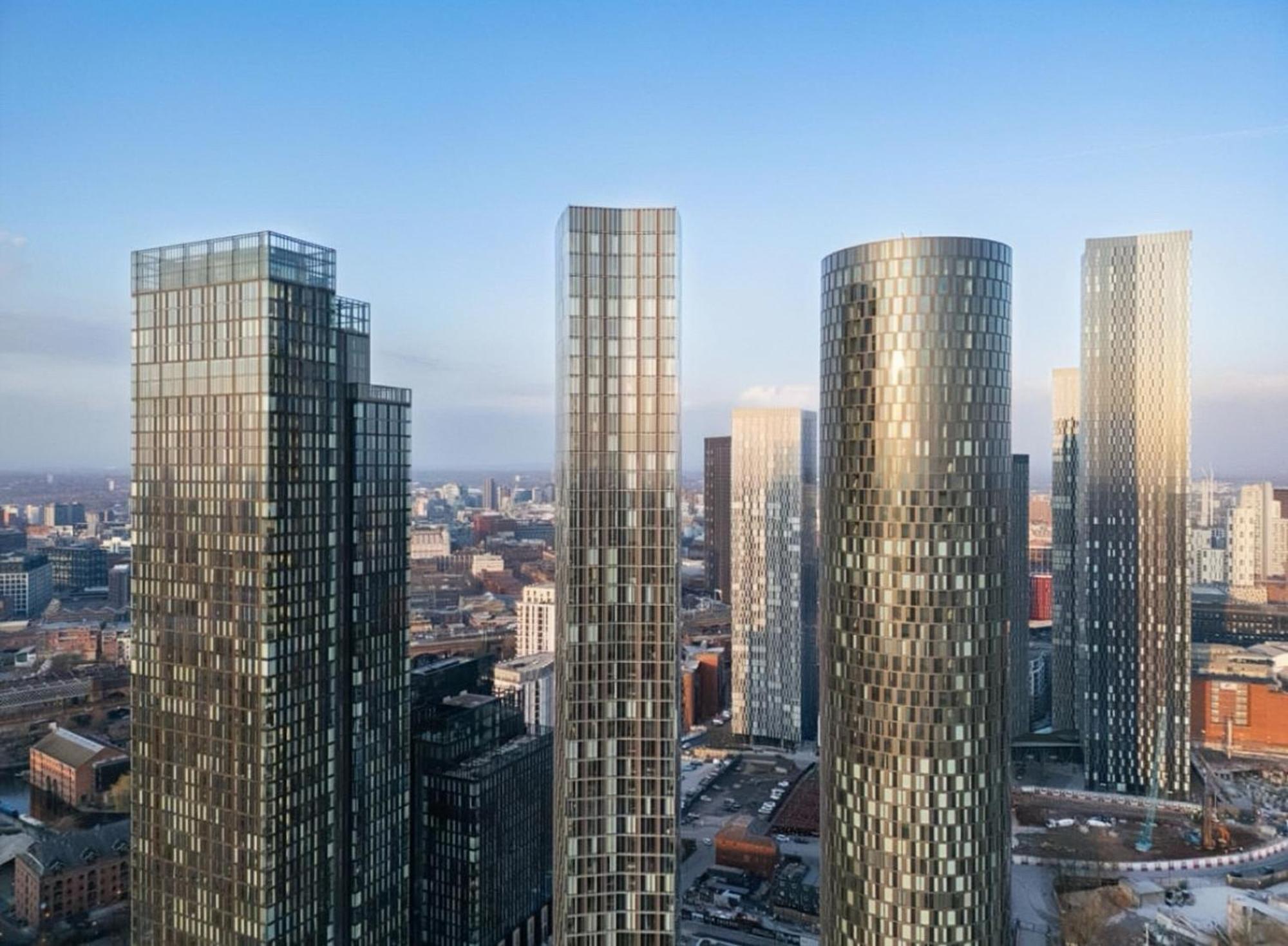Luxury 2 Bed Penthouse With Stunning Views In Manchester City Centre エクステリア 写真
